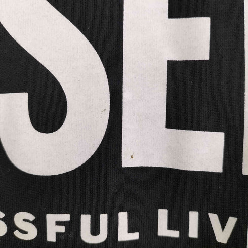 ディーゼル DIESEL ロゴプリントプルオーバーパーカー メンズ XS