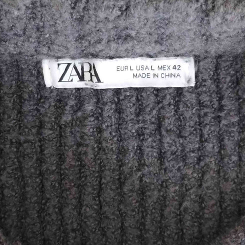 ザラ ZARA クルーネックニット メンズ JPN:L