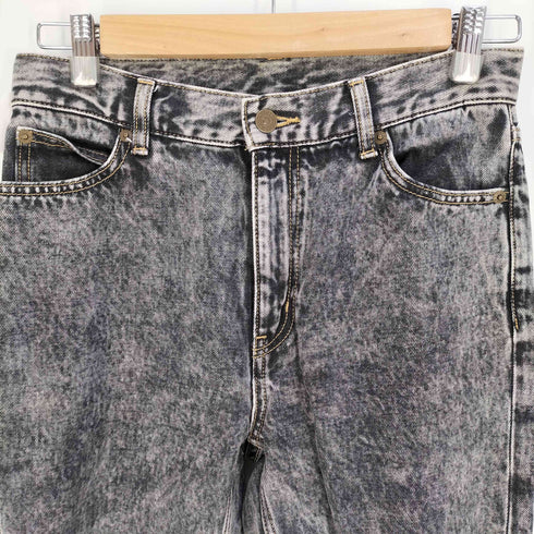 エックスガール X-girl CHEMICAL WASH SIDE SLIT FLARED DENIM PANTS ケミカルウォッシュ サイドスリット フレア デニムパンツ レディース M