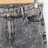 エックスガール X-girl CHEMICAL WASH SIDE SLIT FLARED DENIM PANTS ケミカルウォッシュ サイドスリット フレア デニムパンツ レディース M