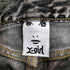 エックスガール X-girl CHEMICAL WASH SIDE SLIT FLARED DENIM PANTS ケミカルウォッシュ サイドスリット フレア デニムパンツ レディース M