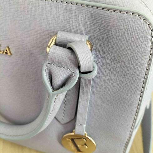 フルラ FURLA ロゴチャーム付き ハンドバッグ レディース