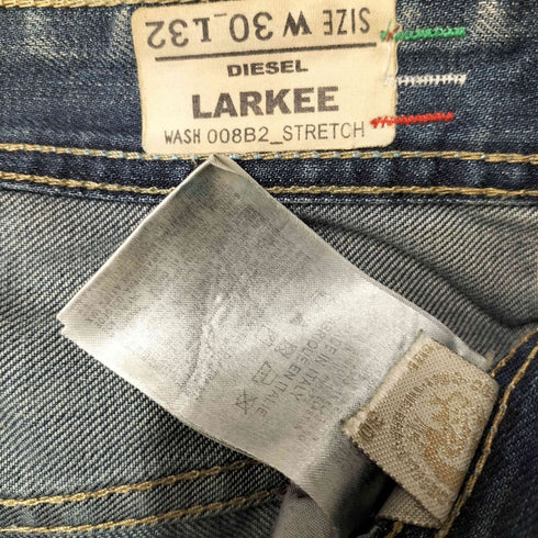 ディーゼル DIESEL イタリア製 LARKEE WASH STRETCH ローライズ ストレッチ デニム パンツ Y2K メンズ W30 L32