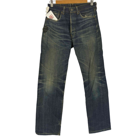 リーバイスヴィンテージクロージング Levis Vintage Clothing 00S 日本製 501 501XX ダブルネーム 66年復刻 シングルステッチ ボタン裏 J22 刻印 赤耳 黒カン BIG E 紙パッチ ボタンフライ デニム パンツ 00年製 メンズ W32