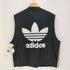 アディダス adidas デサント製 トレフォイル ジップアップベスト メンズ 170-175