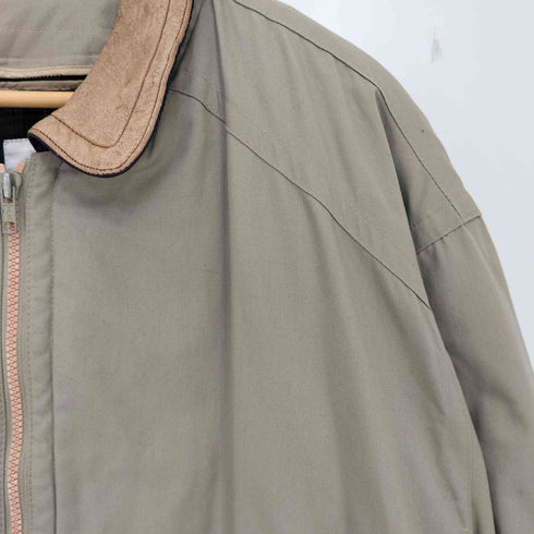 ロンドンフォグ LONDON FOG 襟レザー フランネルライナー付属 ブルゾン メンズ L/REG