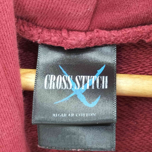 クロスアンドスティッチ CROSS&STITCH フロントプリント プルオーバー パーカー メンズ JPN:L