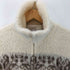 70s-80s KAREN ISULL OF ICELAND ジップアップ ニット レディース JPN:S