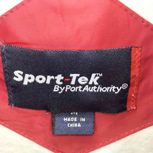スポーツテック SPORT-TEK 企業ロゴ 刺繍 バイカラー ナイロン アノラック パーカー ジャケット メンズ import:M
