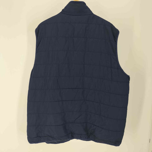 チャップス CHAPS 同色 エンブレム 刺繍 フルジップ 中綿 ベスト ジャケット ビッグサイズ メンズ 2XB
