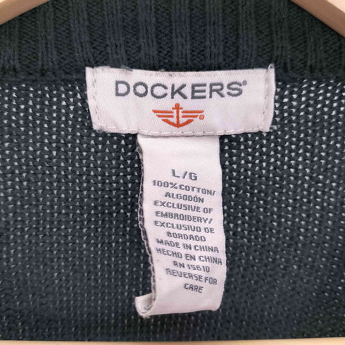 ドッカーズ DOCKERS トナカイ クリスマス 柄 コットン クルーネック ニット メンズ import:L
