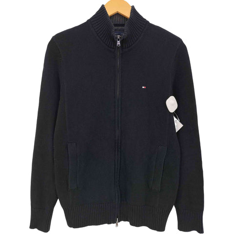 トミーヒルフィガー TOMMY HILFIGER コットンドライバーズニット ジップニット メンズ import:S