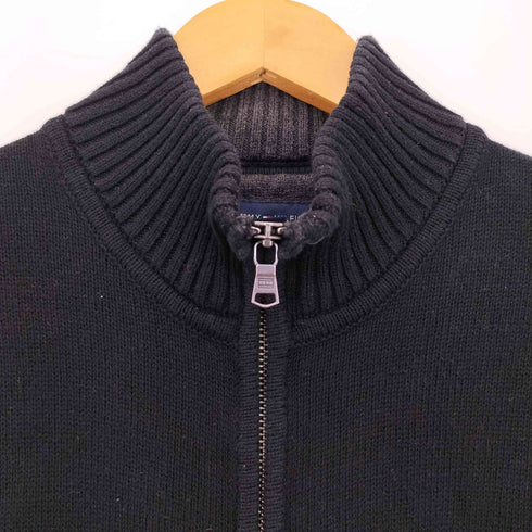 トミーヒルフィガー TOMMY HILFIGER コットンドライバーズニット ジップニット メンズ import:S