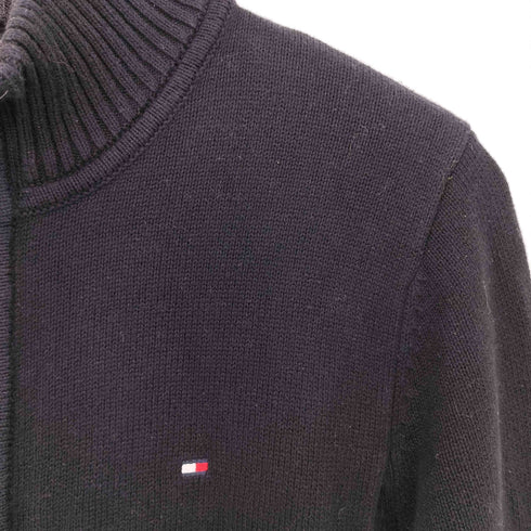 トミーヒルフィガー TOMMY HILFIGER コットンドライバーズニット ジップニット メンズ import:S