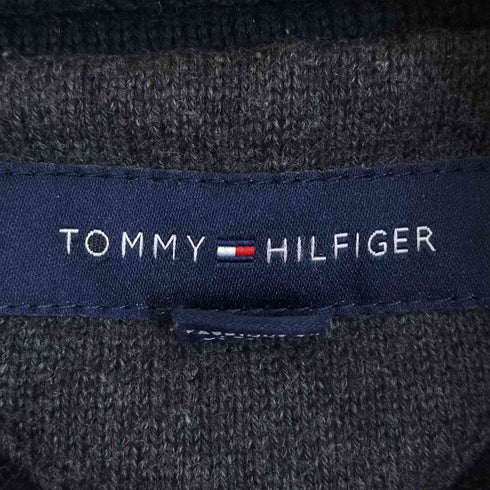 トミーヒルフィガー TOMMY HILFIGER コットンドライバーズニット ジップニット メンズ import:S