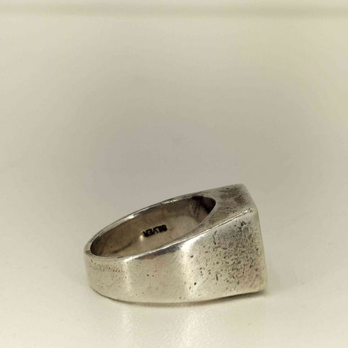 アンダーカバー UNDERCOVER silver URCR ロゴリング メンズ 13号