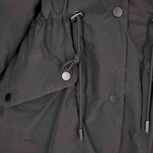 ザラ ZARA OVERSIZED HOODED PARKA オーバーサイズ フーデッド パーカ レディース import:S
