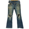 トゥルーレリジョン TRUE RELIGION USA製 JOEY ダメージ フレアデニム メンズ 28