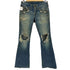 トゥルーレリジョン TRUE RELIGION USA製 JOEY ダメージ フレアデニム メンズ 28