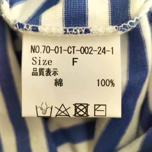 フィグロンドン fig London 24SS BORDER pullover レディース FREE