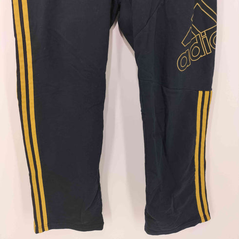 アディダス adidas ロゴプリント 3ライン イージーパンツ メンズ JPN:M