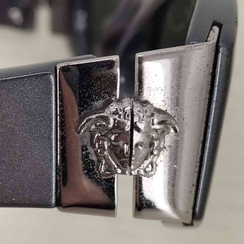 ジャンニヴェルサーチ GIANNI VERSACE サイドロゴ オーバル サングラス メンズ