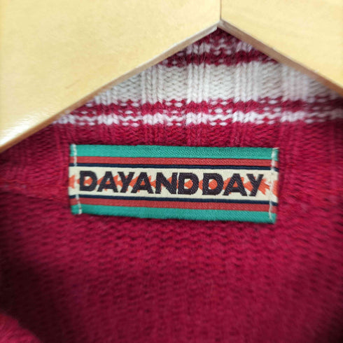 DAYANDDAY ワッペンデザインウールブルゾンジャケット レディース