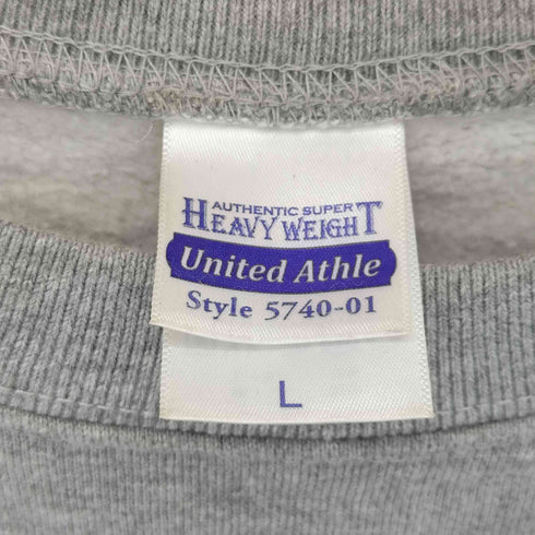 ユナイテッドアスレ UNITED ATHLE HEAVY WEIGHT フロントプリント スウェット メンズ import:L