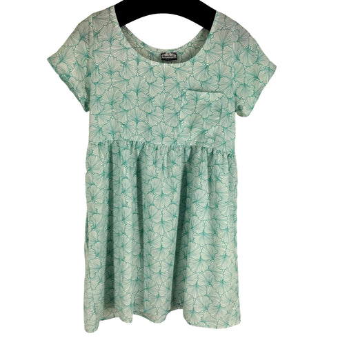 MANUHEALI'I MADE IN HAWAI ハイビスカス 花柄 半袖 ワンピース レディース import:XS