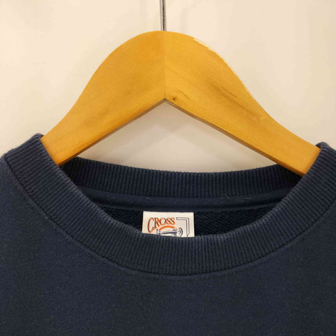 クロスアンドスティッチ CROSS&STITCH ワンポイント刺繍 クルーネックスウェット メンズ JPN:XL