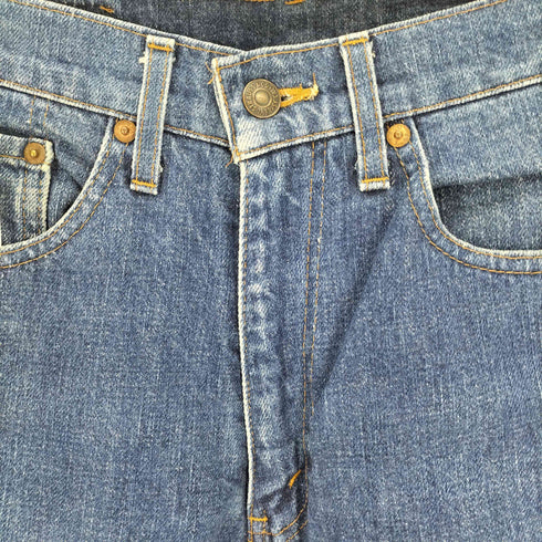 リーバイス Levis 80S 日本製 603 ボタン裏 J22 刻印 ジップアップ 5ポケット デニム パンツ 1987年製 レディース W28 L31
