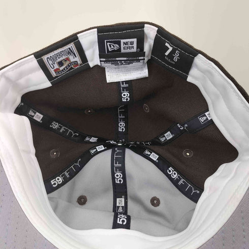 ニューエラ NEW ERA Pocket Collection サンディエゴ・パドレス クーパーズタウン グレーアンダーバイザー メンズ 7 5/8