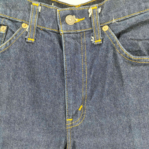 リーバイス Levis 80S 香港製 505 ボタン裏 347 刻印 ジップフライ デニム パンツ 1980年製 濃紺 レディース W:30 L:34