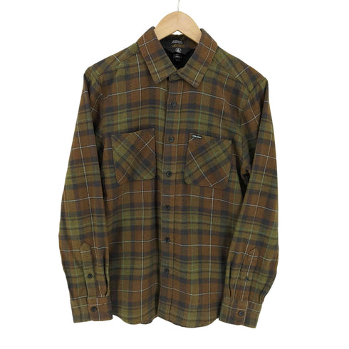 ヴォルコム VOLCOM Lumberg L/S Flannel 両ポケ コットンチェックネルシャツ メンズ import:S
