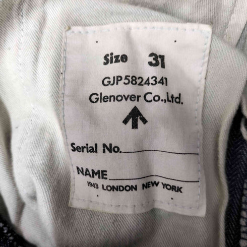 Glenover ヘリンボーン 2タック コインポケット ワーク パンツ 裾ダブル メンズ 31