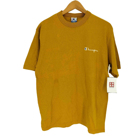 チャンピオン Champion 90S 青タグ USA製 ロゴ プリント クルーネック Tシャツ シングルステッチ メンズ import:M