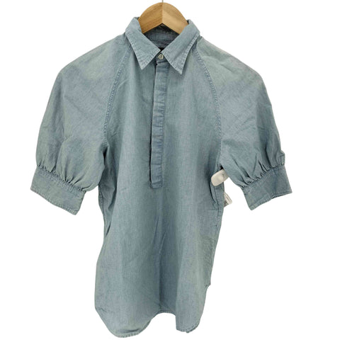 ポロラルフローレン POLO RALPH LAUREN コットン プルオーバー S/S シャツ レディース JPN:0