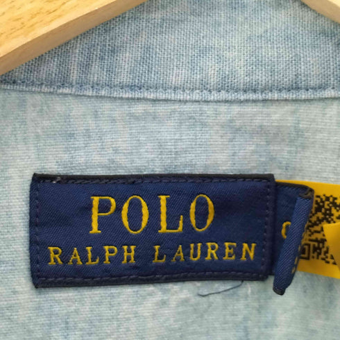 ポロラルフローレン POLO RALPH LAUREN コットン プルオーバー S/S シャツ レディース JPN:0