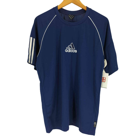 アディダス adidas 00S CLIMALITE センター パフォーマンス ロゴ 刺繍 ゲーム シャツ 2003年製 メンズ JPN:M