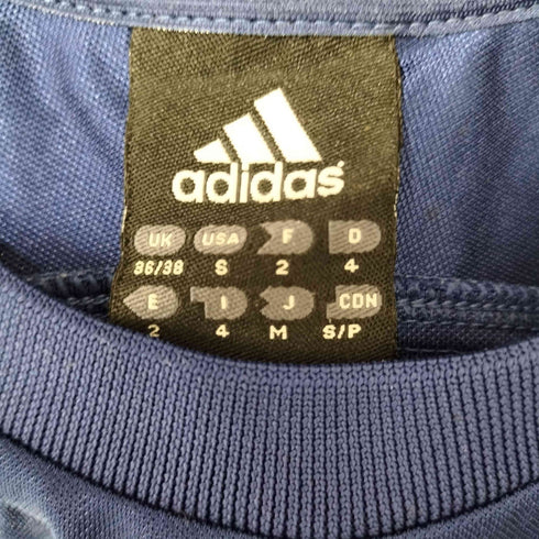 アディダス adidas 00S CLIMALITE センター パフォーマンス ロゴ 刺繍 ゲーム シャツ 2003年製 メンズ JPN:M