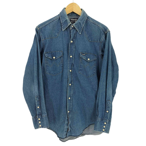 ラングラー Wrangler MADE IN USA デニムウエスタンシャツ EXTRA LONG TAILS メンズ 15 1/2 x 33