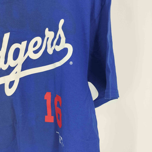 ナツメグ NUTMEG 90S USA製 ベースボールチーム ロゴ プリント ナンバリング 16 S/S Tシャツ ユニフォーム コピーライト 1995 メンズ import:L