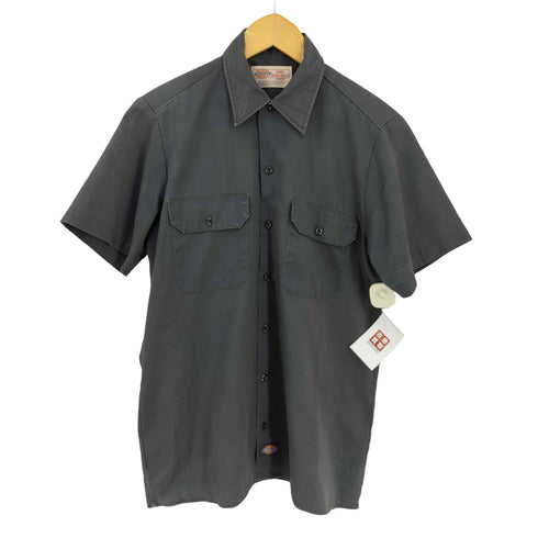 ディッキーズ Dickies 両ポケ コットンポリ ワークシャツ メンズ import:M