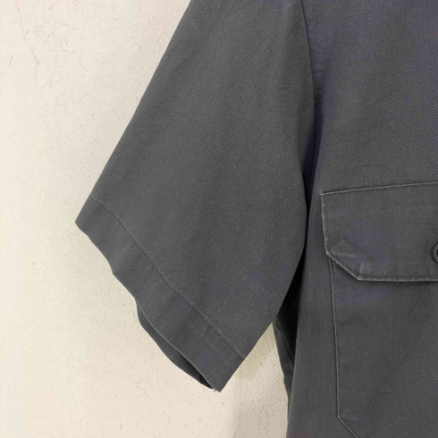 ディッキーズ Dickies 両ポケ コットンポリ ワークシャツ メンズ import:M