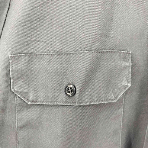 ディッキーズ Dickies 両ポケ コットンポリ ワークシャツ メンズ import:M