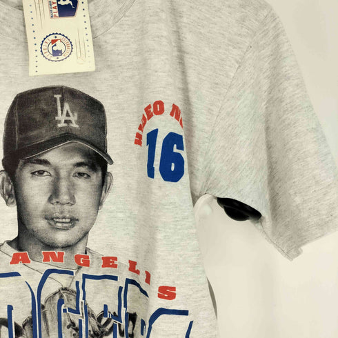 ナツメグ NUTMEG 90S USA製 アメリカ ベースボールチーム プリント S/S Tシャツ コピーライト 1995 デッドストック Lee SPORTタグ メンズ import:M