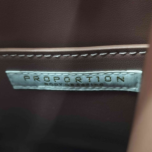 プロポーションバイボディードレッシング PROPORTION BODY DRESSING ベルテッドショルダーバッグ レディース