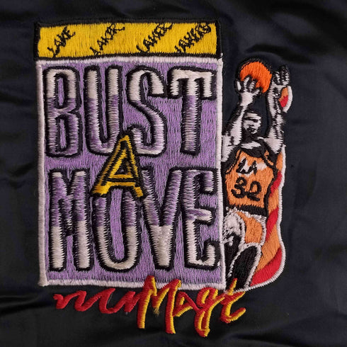 BUST A MOVE バスケ刺繍 ブルゾン メンズ