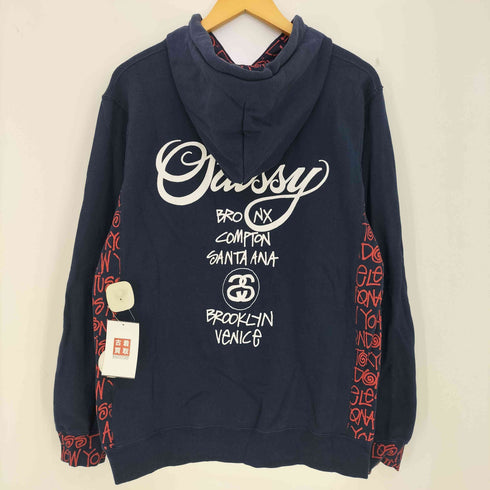 ステューシー Stussy ワールドツアー パーカー メンズ import:L