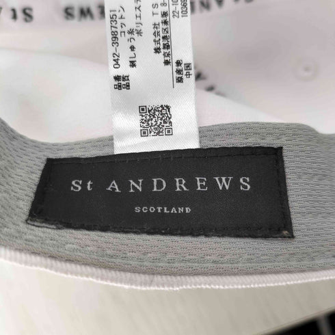 セントアンドリュース St. Andrews ツイルサイドロゴキャップ レディース ONE SIZE